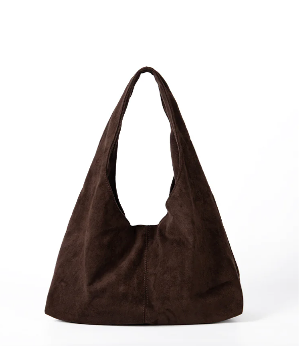 Large Suede Tote Bag