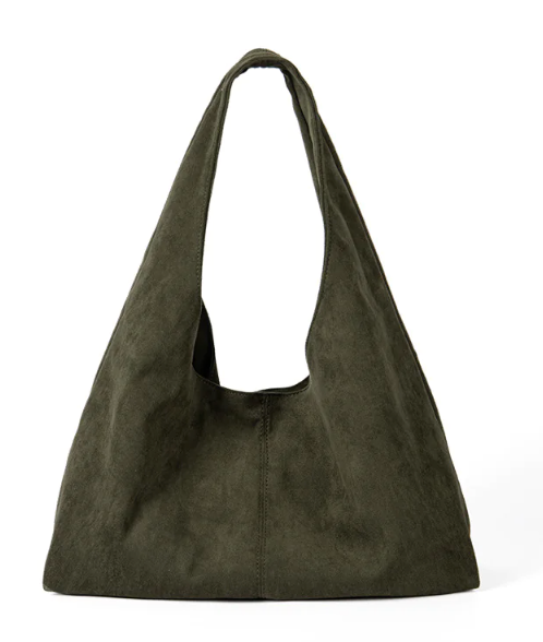 Large Suede Tote Bag
